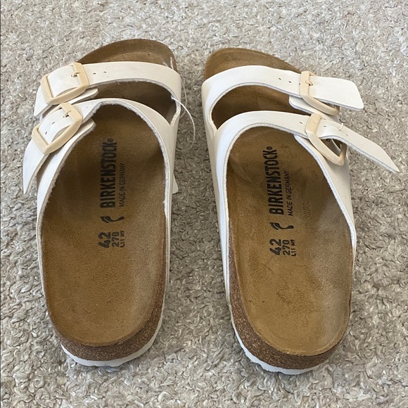 New with tag Birkenstock white strap sandals women’s size 9 & 11 - Picture 3 of 7